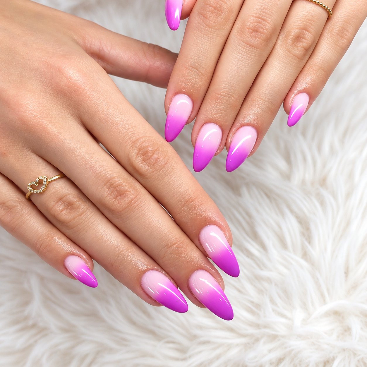 Purple ombré